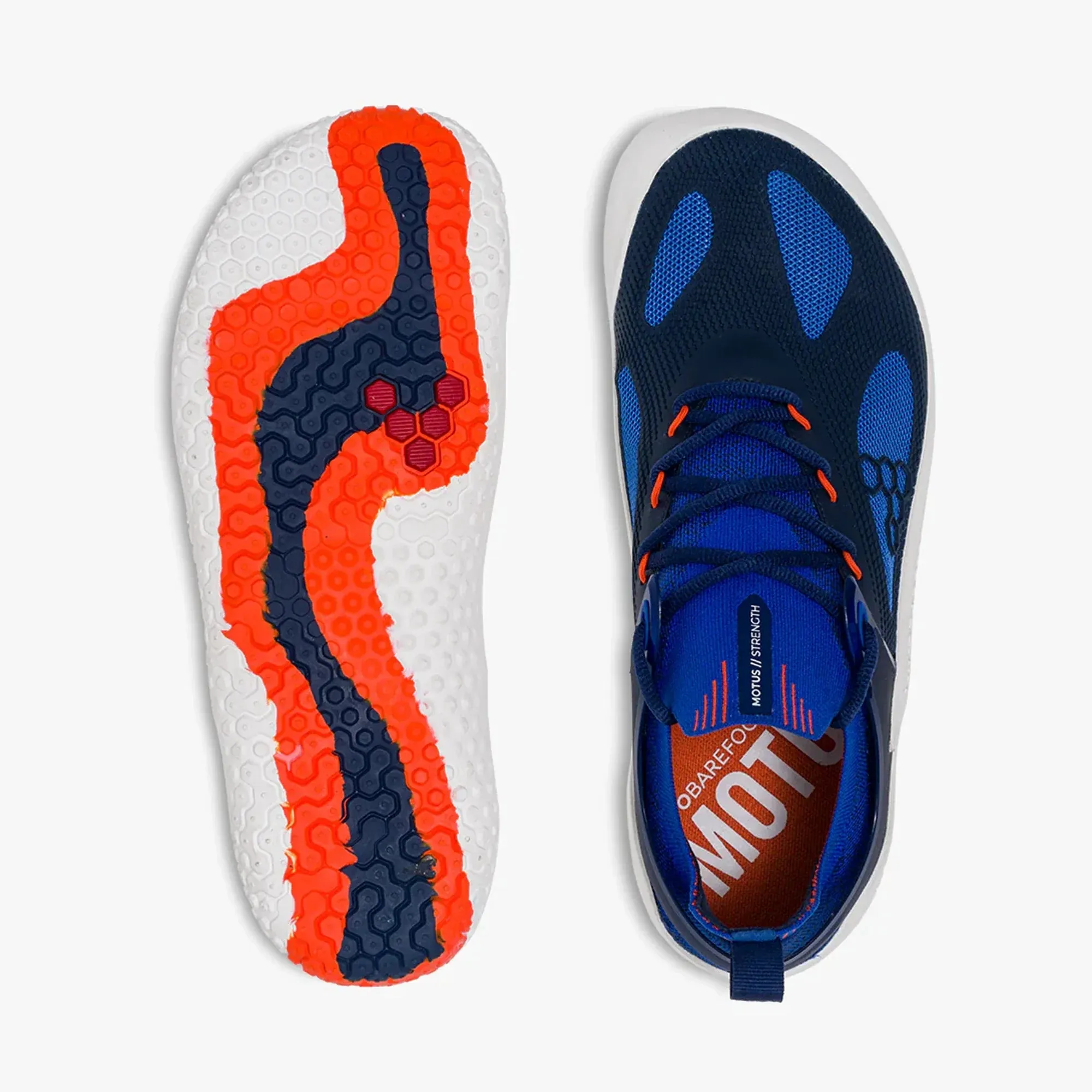 MOTUS STRENGTH MENS DAZZLING BLUE-NAVY-ORANGE