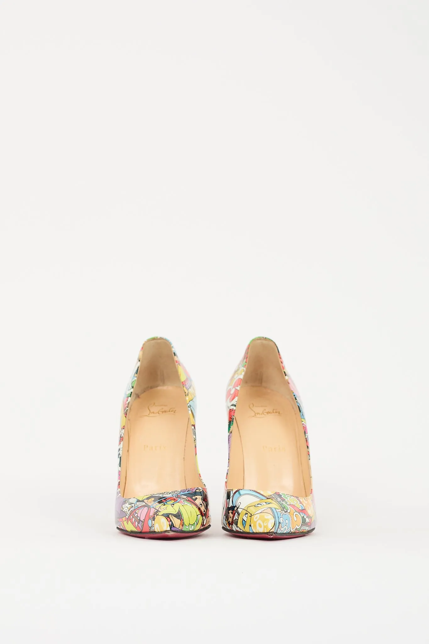 Multicolour Patent Printed Pigalle Follies 100 Pump
