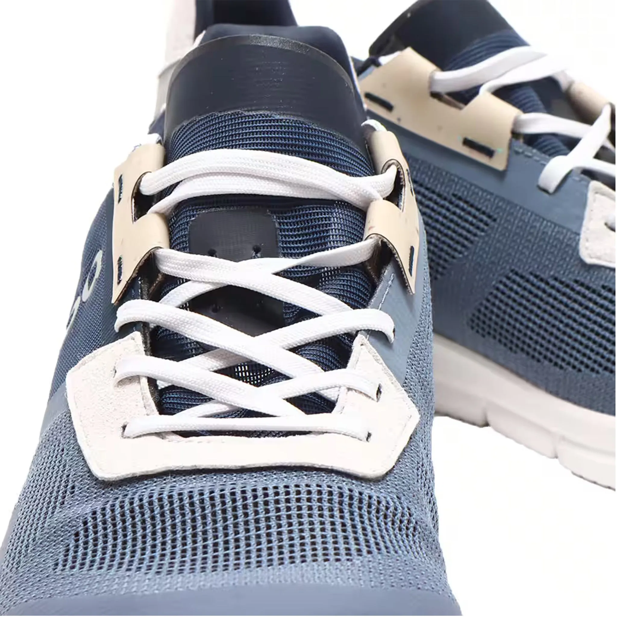 On Cloud Swiss Engineering Metal Navy Shoes for Men