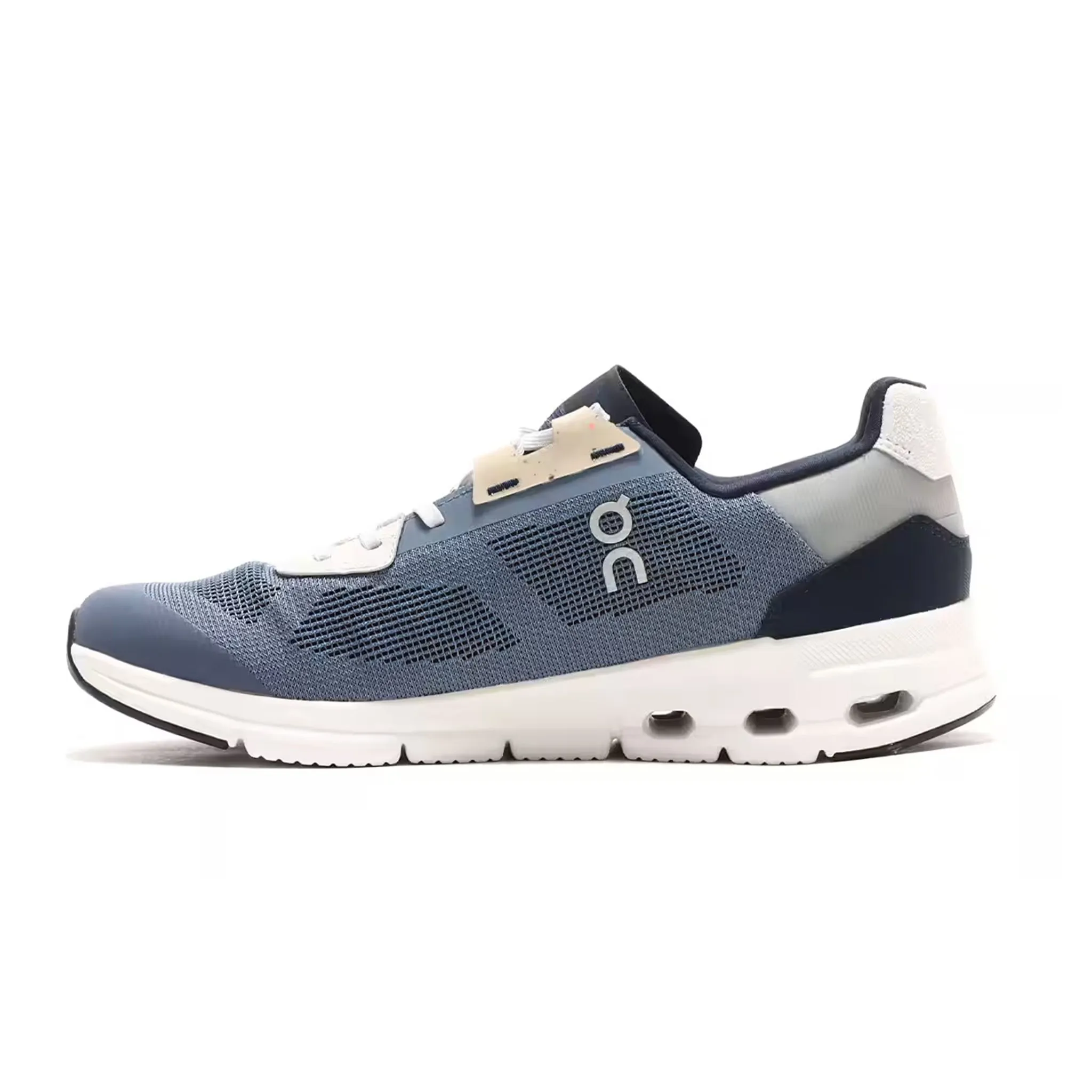 On Cloud Swiss Engineering Metal Navy Shoes for Men