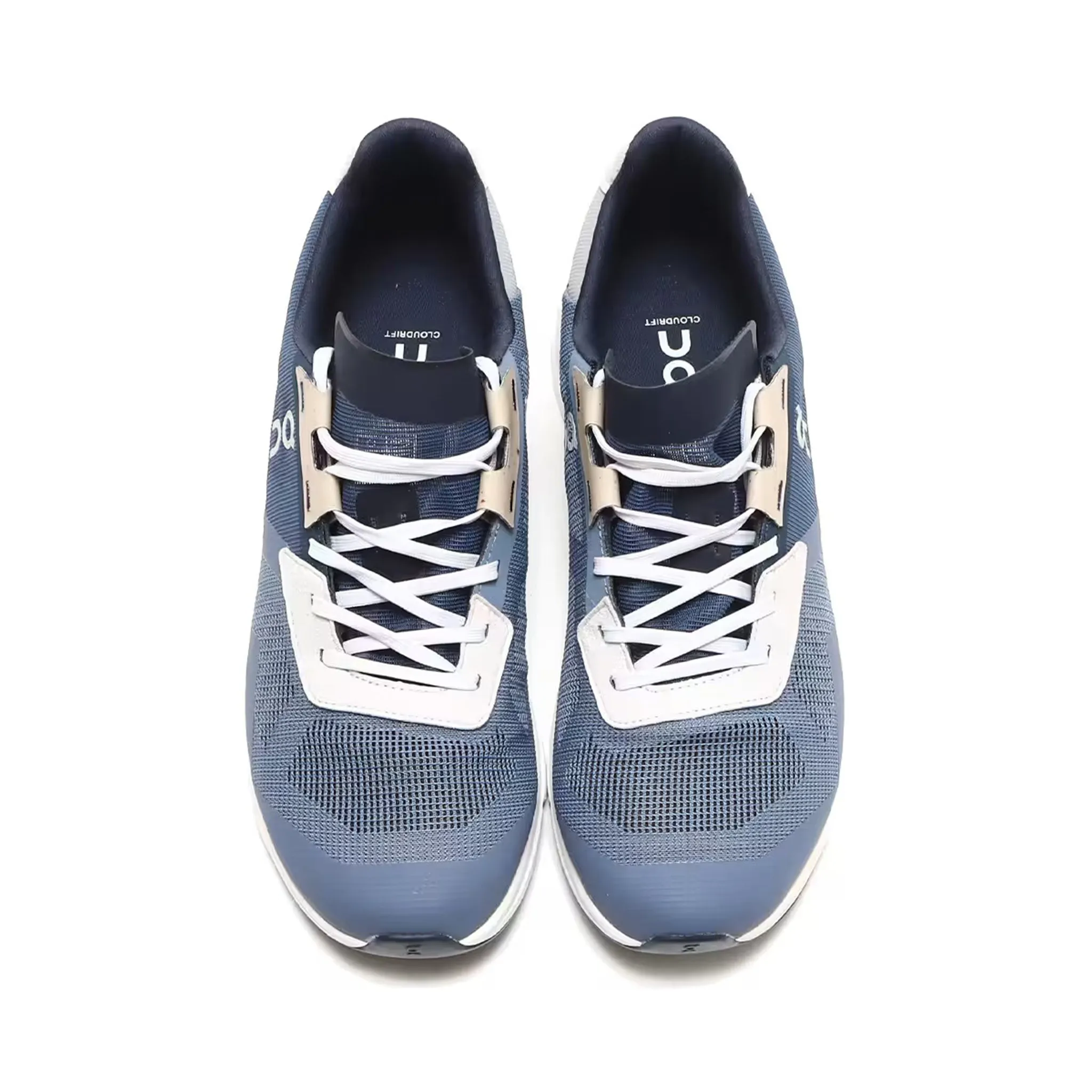 On Cloud Swiss Engineering Metal Navy Shoes for Men