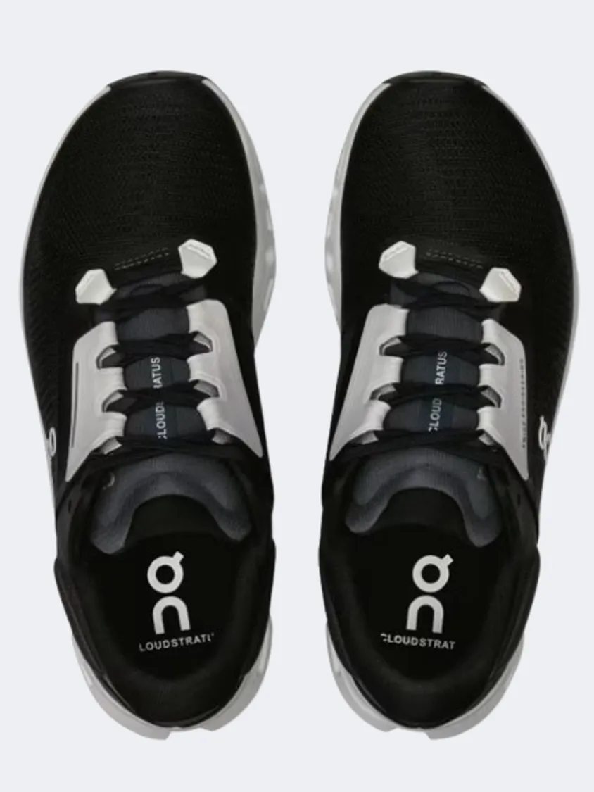 On Cloudstratus 3 Women Running Shoes Black/Frost