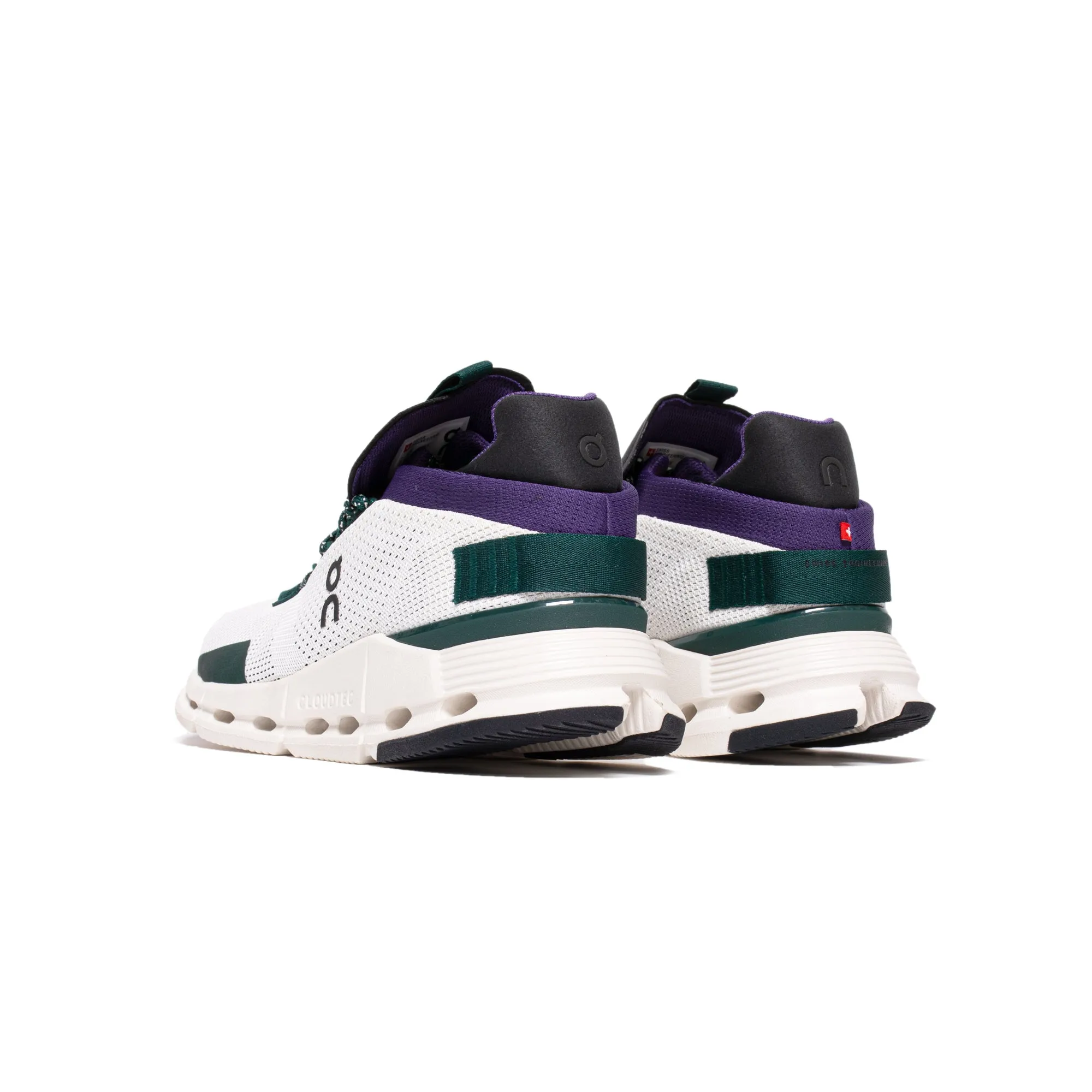 On! Womens Cloudnova Shoes 'White/Violet'