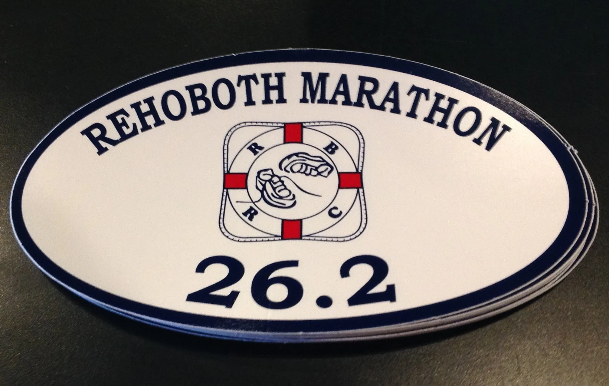 Oval Stickers 5.75x 3.5 (approx)