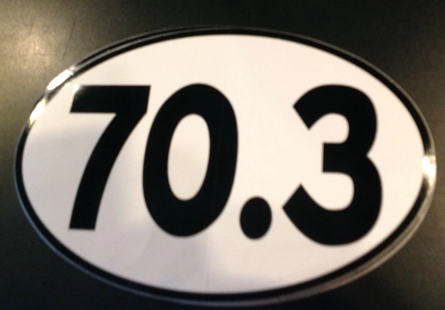 Oval Stickers 5.75x 3.5 (approx)