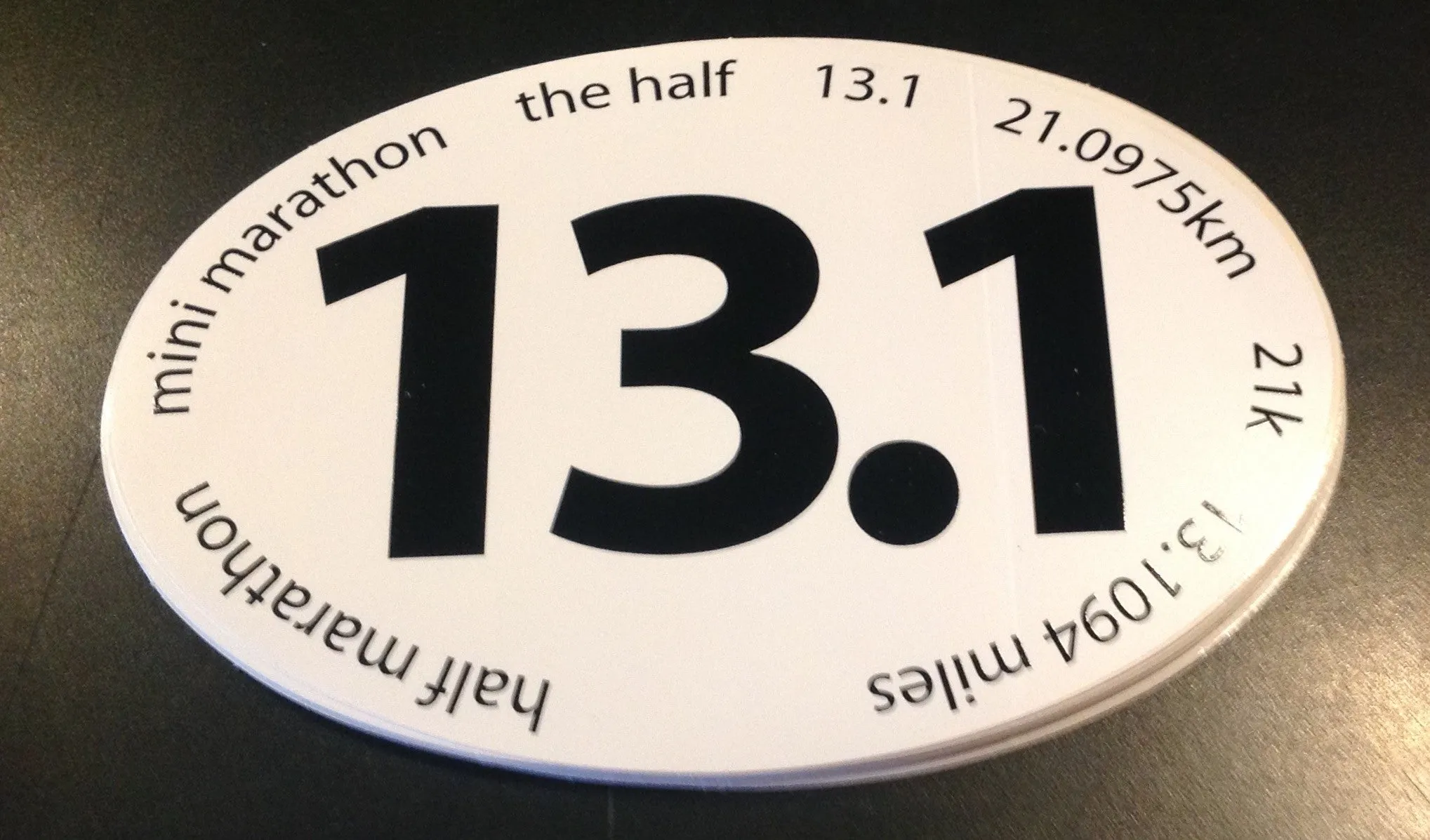 Oval Stickers 5.75x 3.5 (approx)