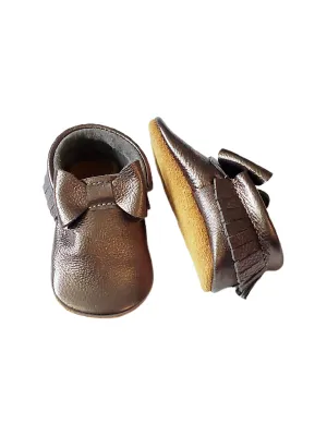Pewter Bow Moccasin
