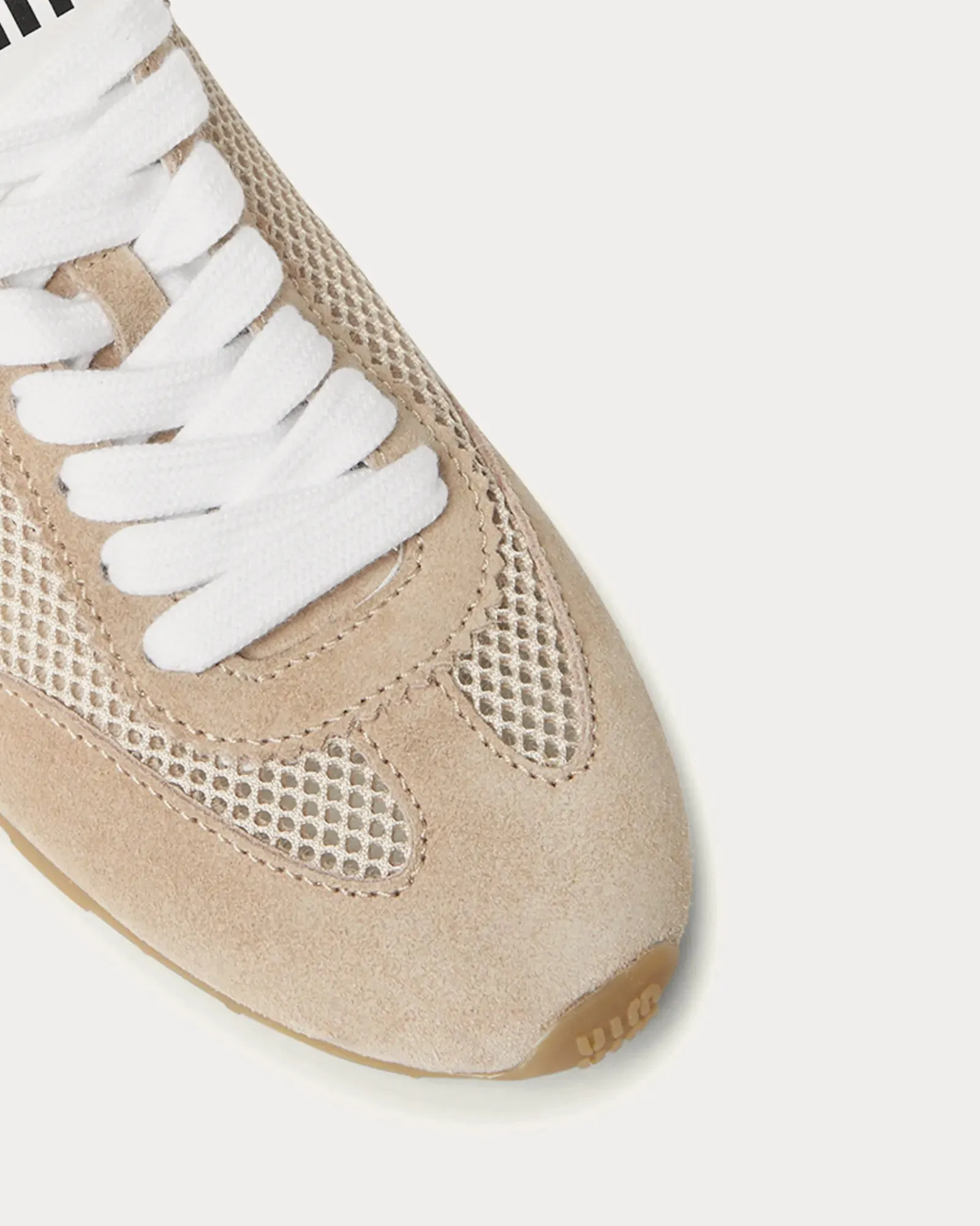 Plume Mesh & Suede Opale Low Top Sneakers
