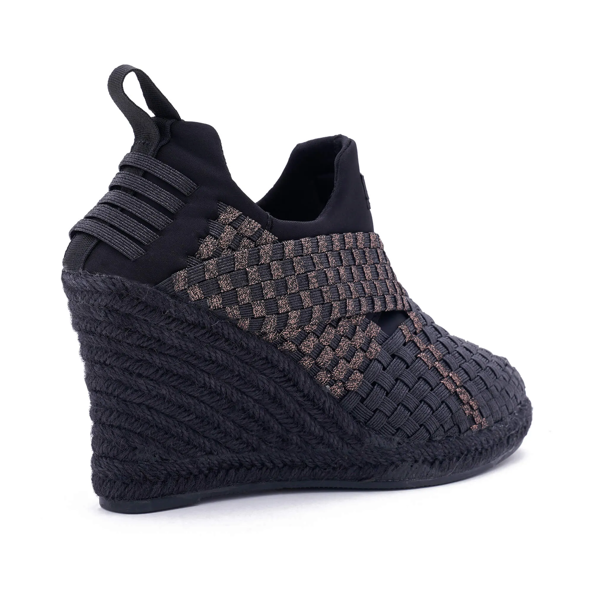 Portofino Metallic Black Bronze Espadrilles
