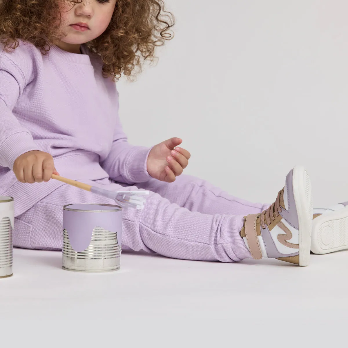 PRETTY BRAVE HI TOP LILAC MIX