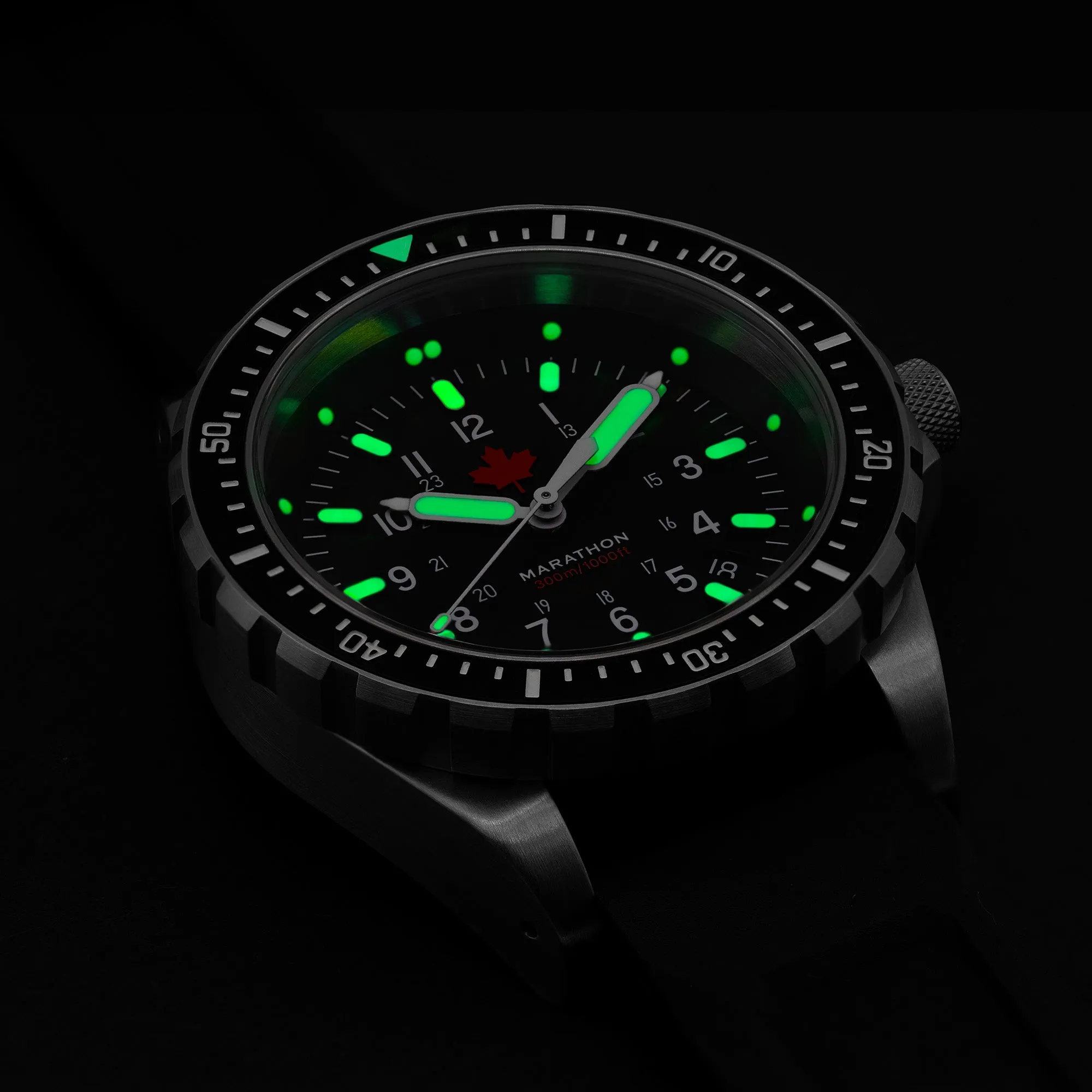RED MAPLE JUMBO DIVER'S QUARTZ (JSAR) - 46MM