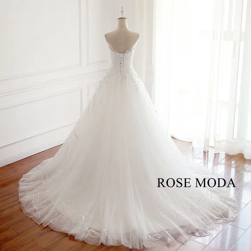 Rosemoda Special Lace Ball Gown Wedding Dress