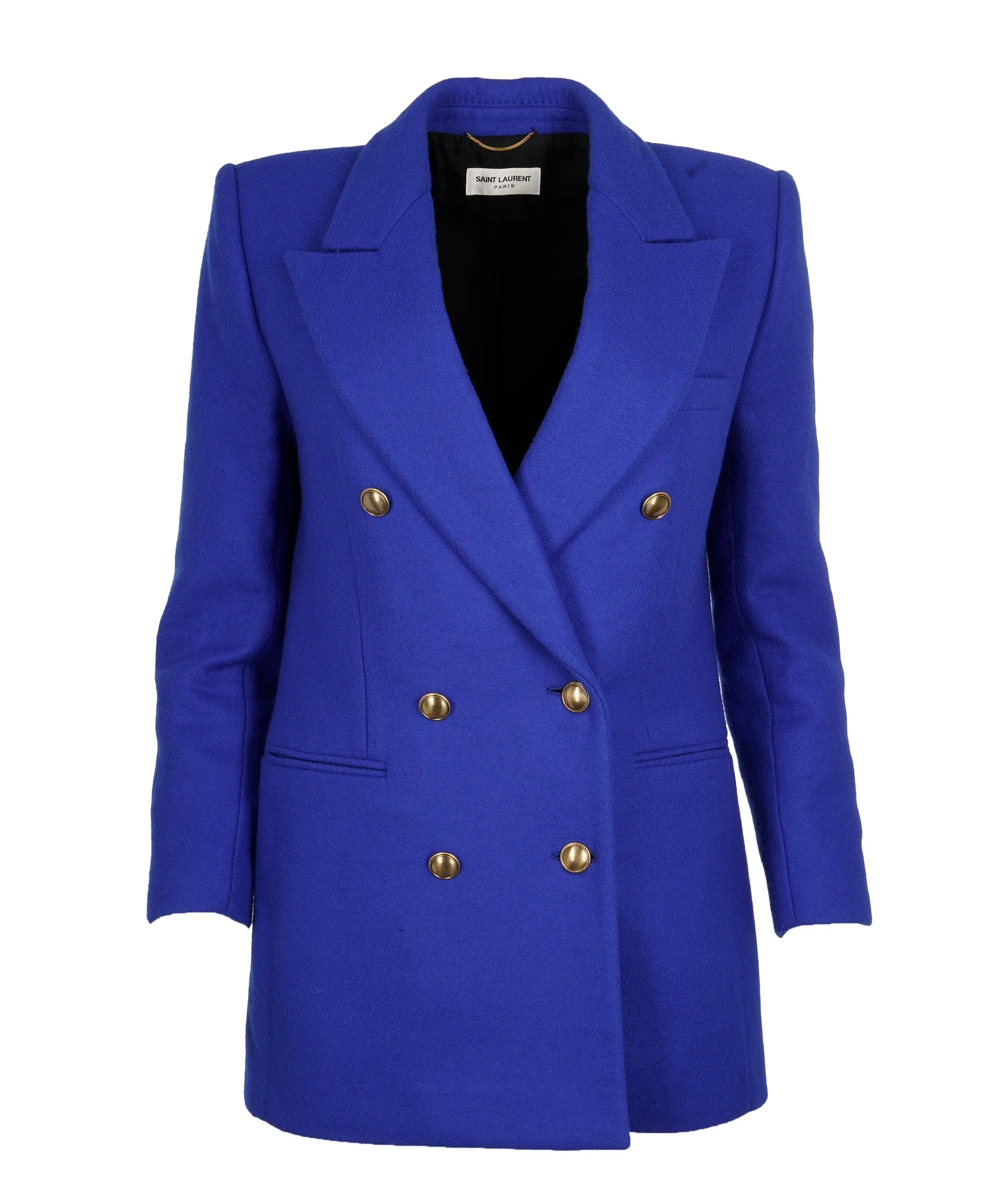 Saint Laurent Electric Blue Double breasted jacket  ALC1023