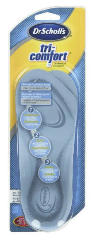 SCHOLL TRI-COMFORT INSERTS WMN 1PR