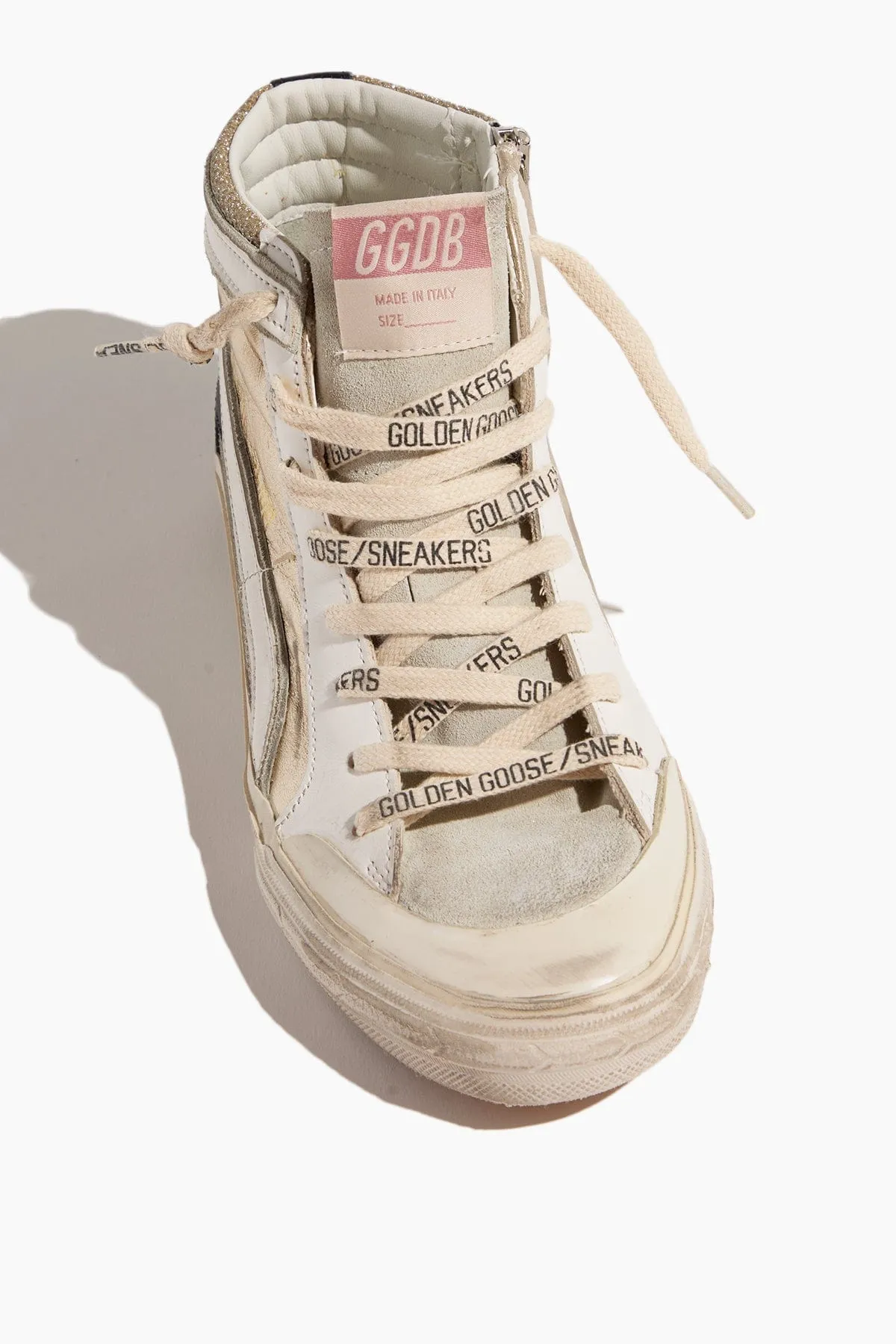 Slide Penstar Sneaker in Platinum/Gold/Ice/Black/White