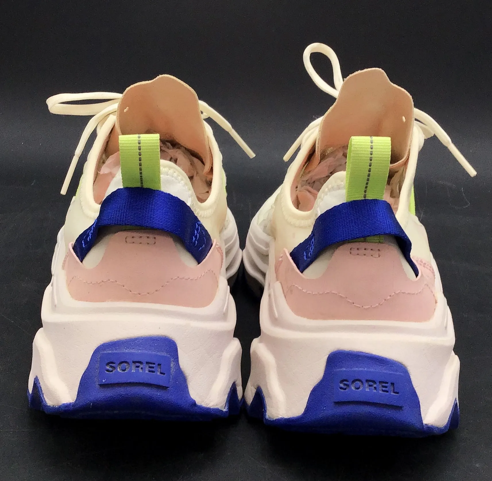 Sorel Women's Kinetic Breakthru Tech NL4691-192 White Athletic Shoes - Size 10