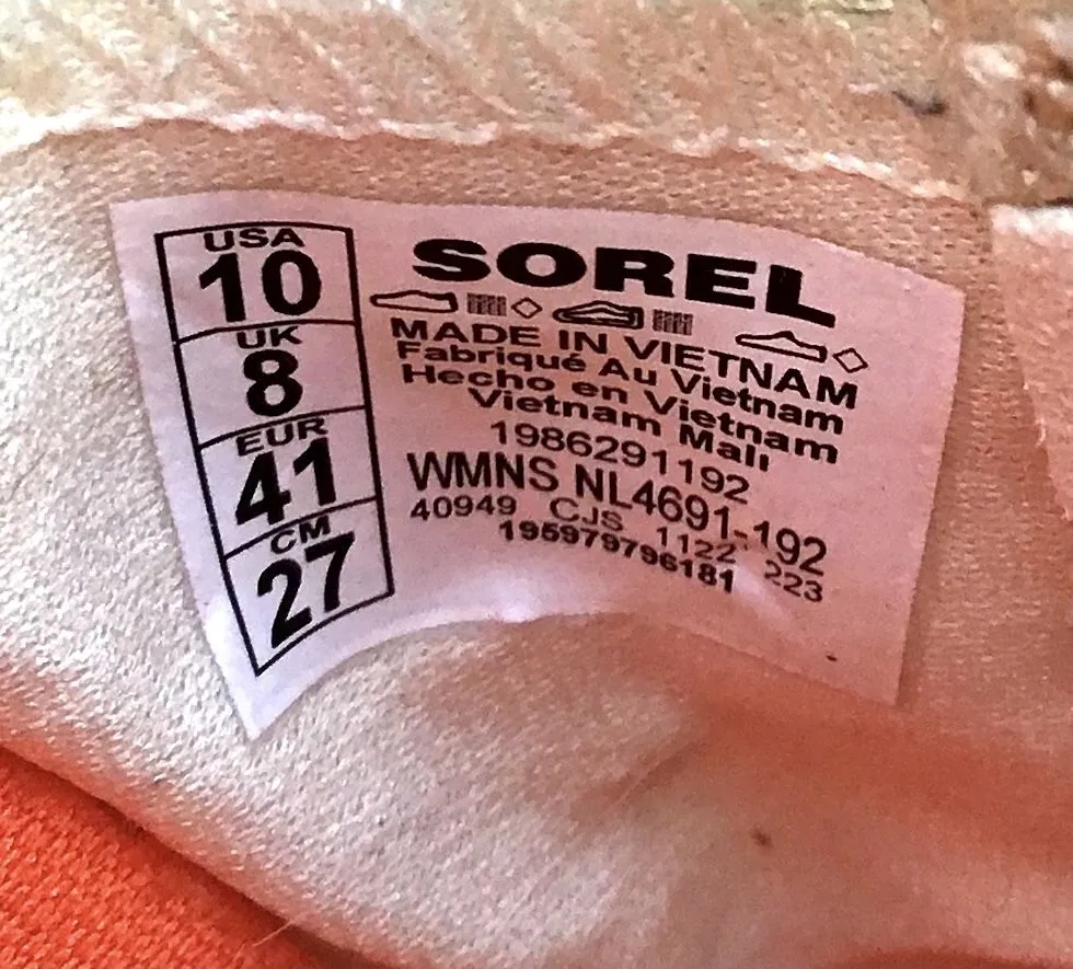 Sorel Women's Kinetic Breakthru Tech NL4691-192 White Athletic Shoes - Size 10