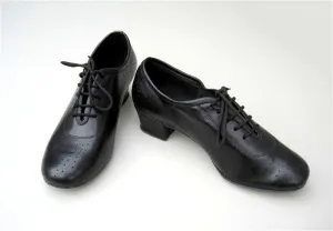 Stephanie Dance Shoes 11001-11 Black Leather Practice Shoe