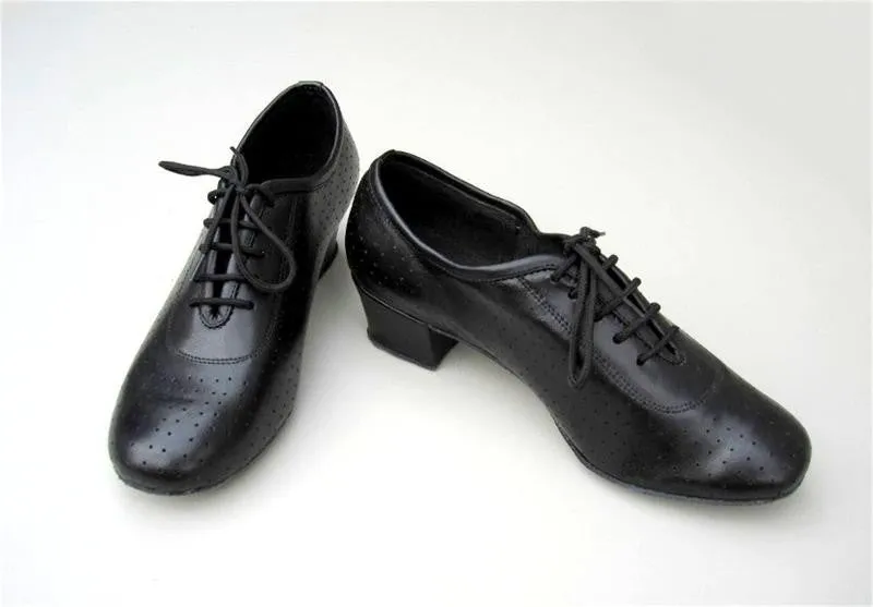 Stephanie Dance Shoes 11001-11 Black Leather Practice Shoe