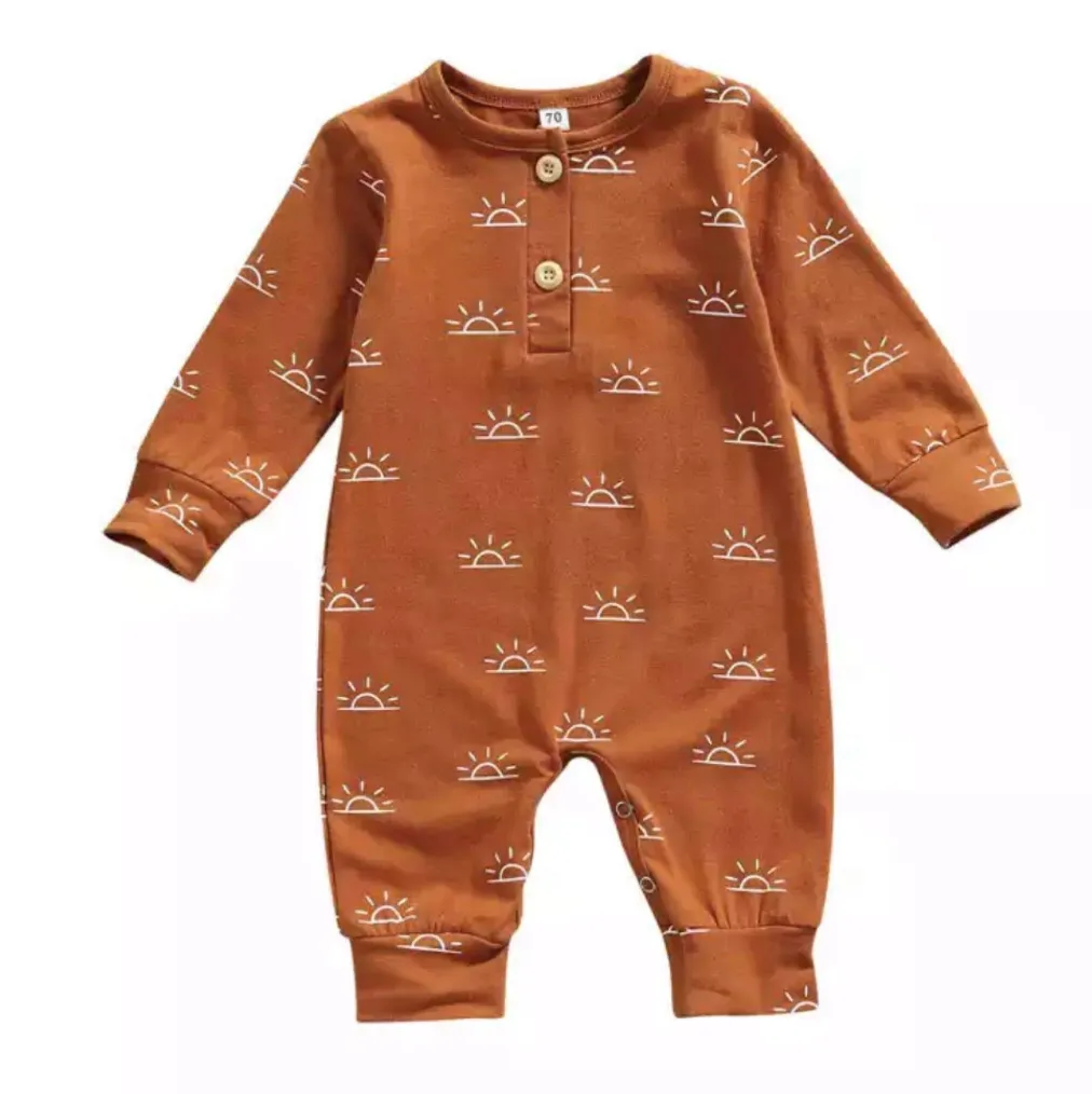 Sunny Days Long Sleeve Romper