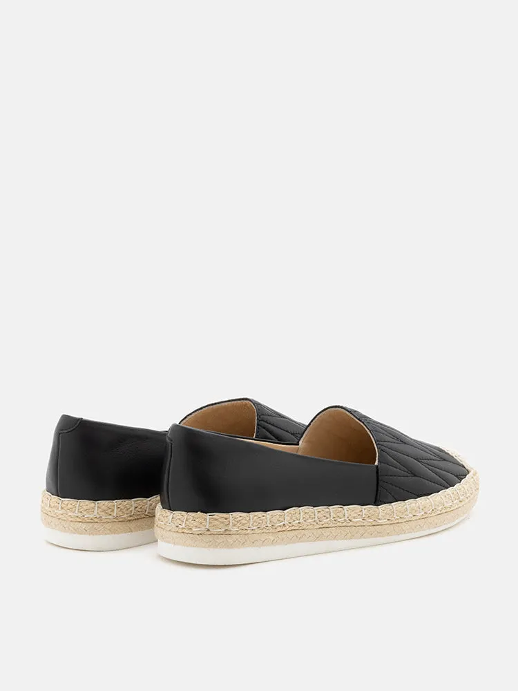 Taryn Leather Espadrilles