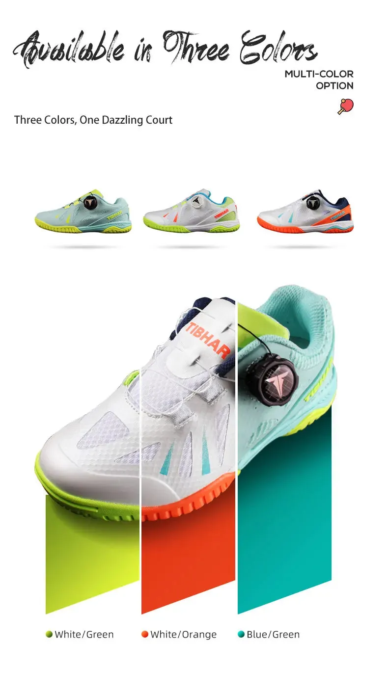 TIBHAR  Sports sneakers ping pong boots Tenis De Mesa Children's table tennis shoes boys girls