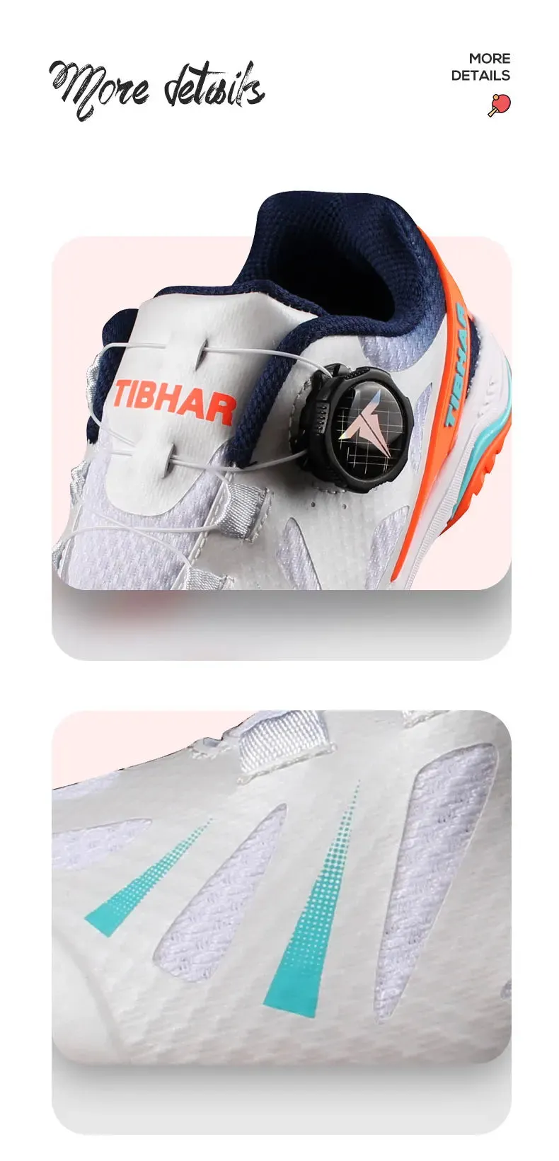 TIBHAR  Sports sneakers ping pong boots Tenis De Mesa Children's table tennis shoes boys girls