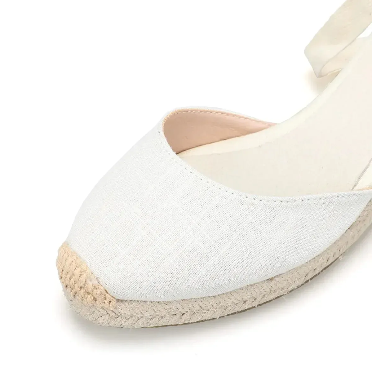 Tônivis Espadrilles Plateau | Stilvolle, bequeme Keilabsätze für Damen mit Leinenbändern
