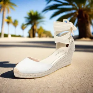 Tônivis Espadrilles Plateau | Stilvolle, bequeme Keilabsätze für Damen mit Leinenbändern