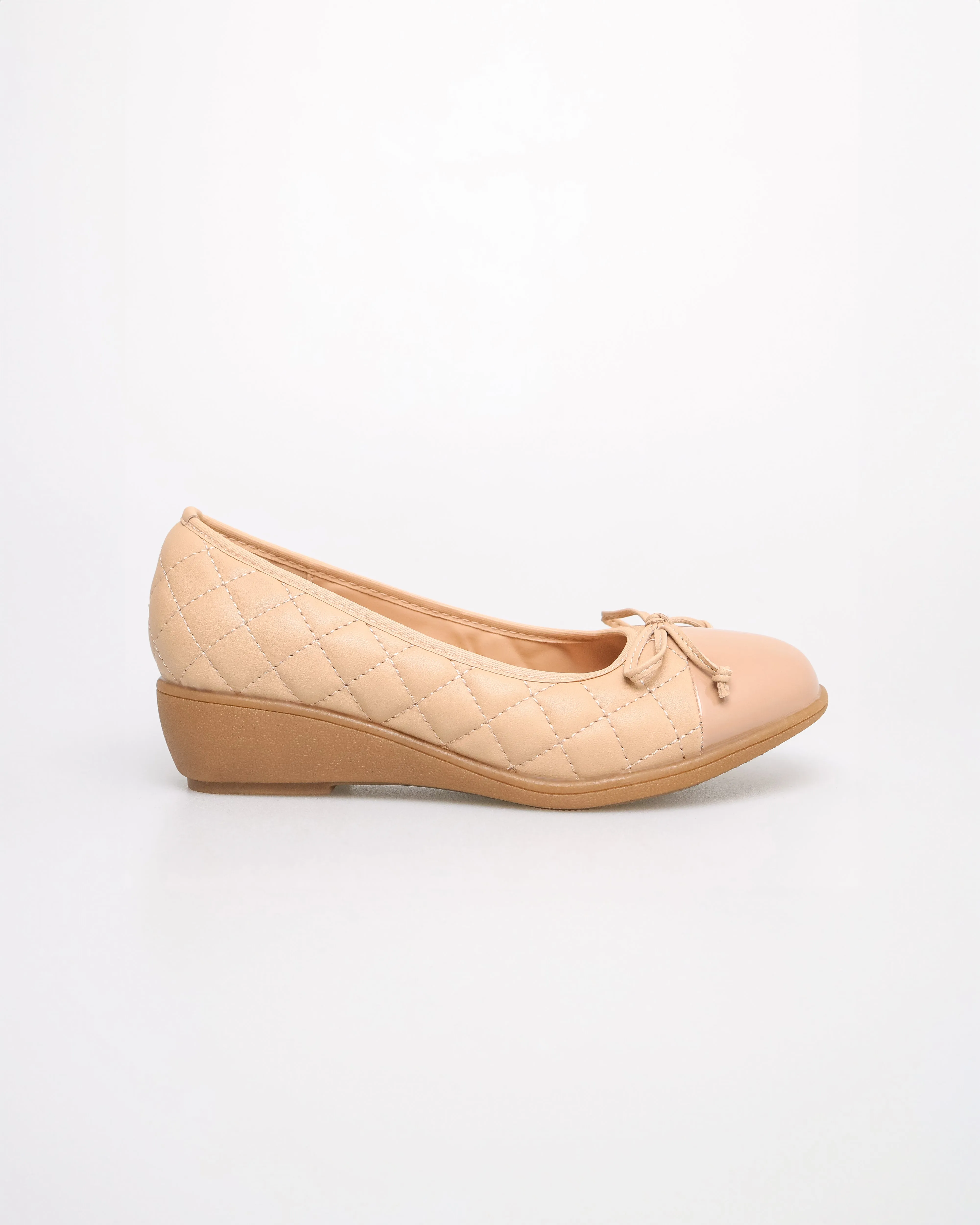 Tomaz YX186 Ladies Ribbon Quilted Flats