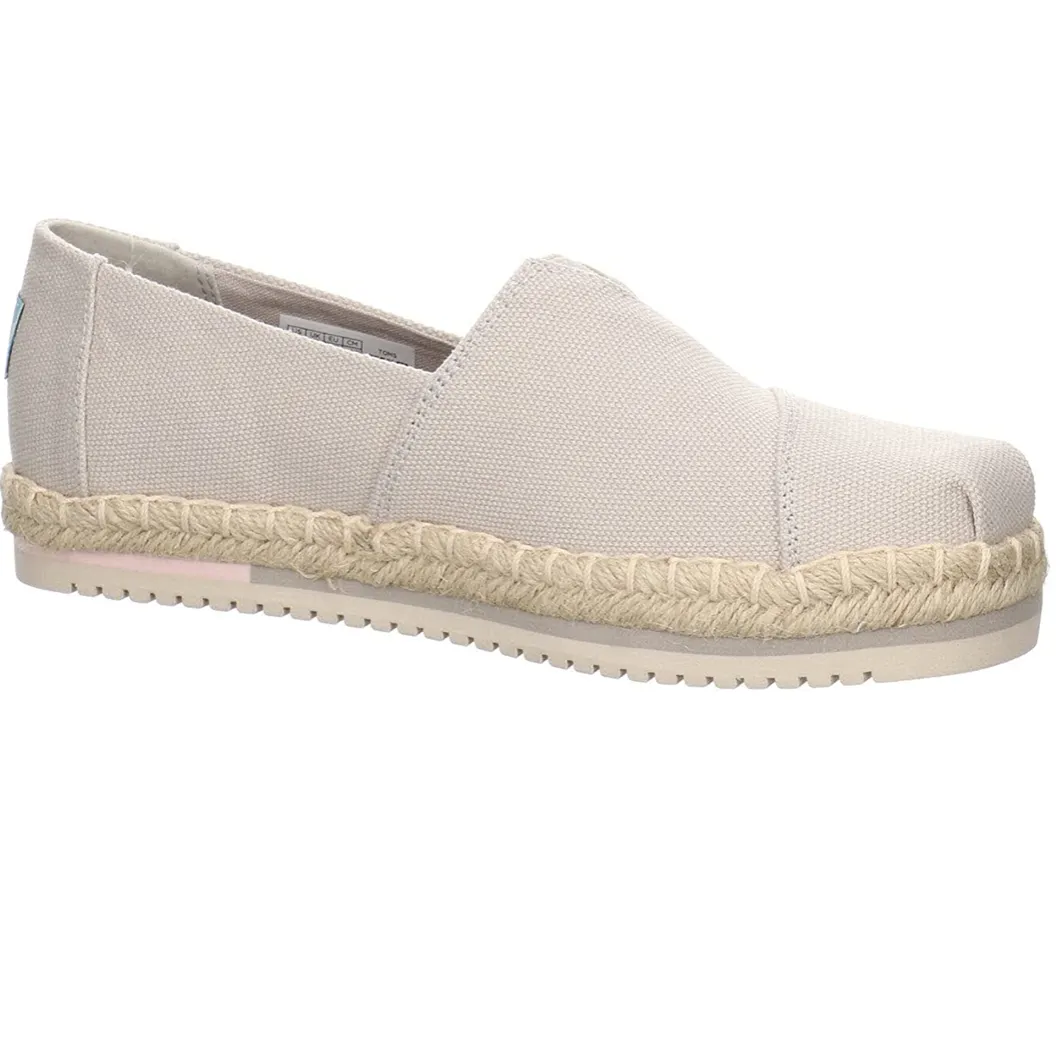 TOMS - Women's Platform Espadrilles - Cloud Grey