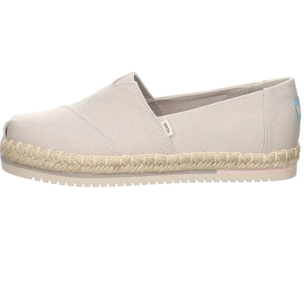 TOMS - Women's Platform Espadrilles - Cloud Grey