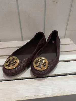 Tory Burch Quilted Minnie Ballet Flats - Size 8