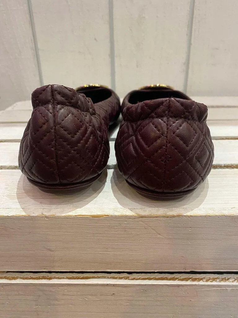 Tory Burch Quilted Minnie Ballet Flats - Size 8