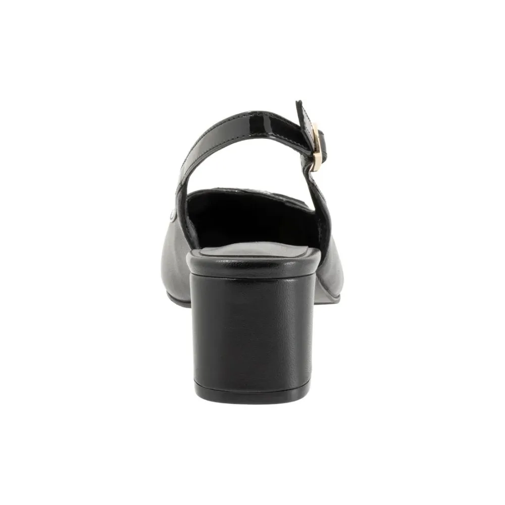 Trotters Dalani Black Leather Pump (Women's)