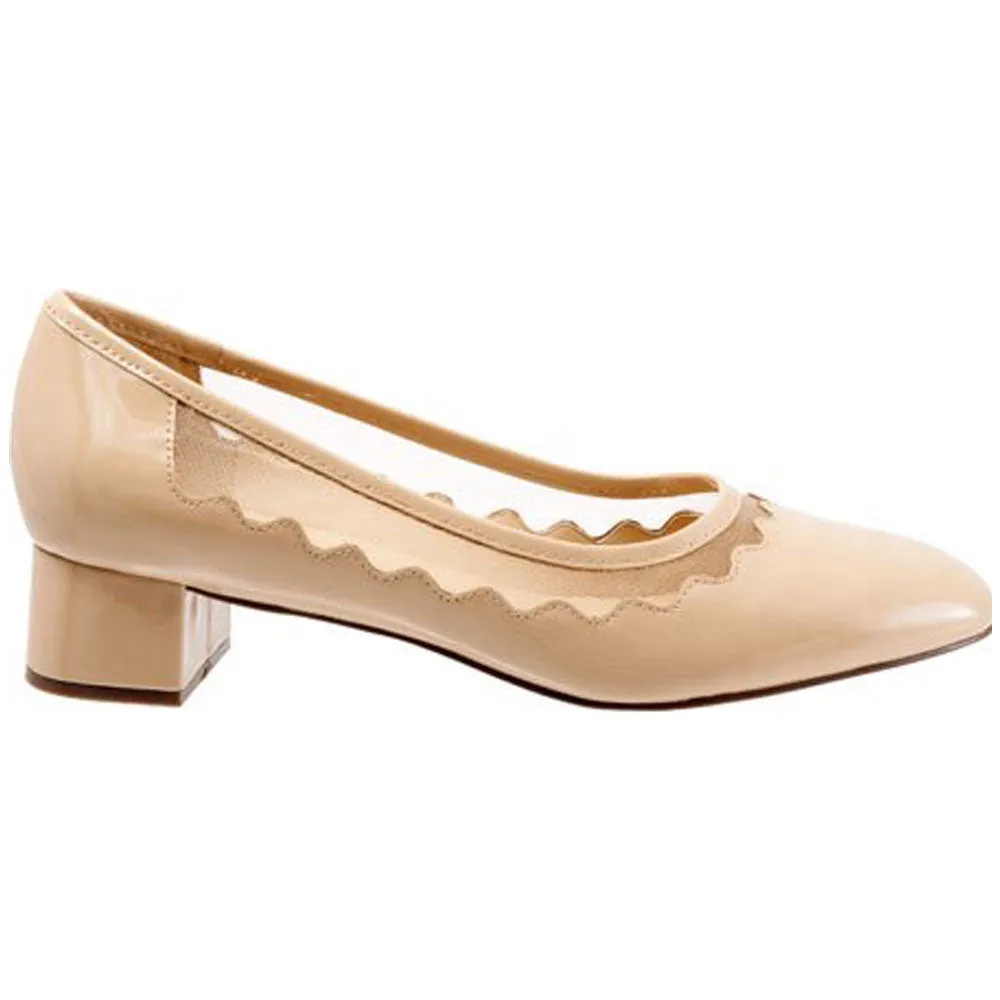 Trotters Lark Heel Nude Patent (Women's)