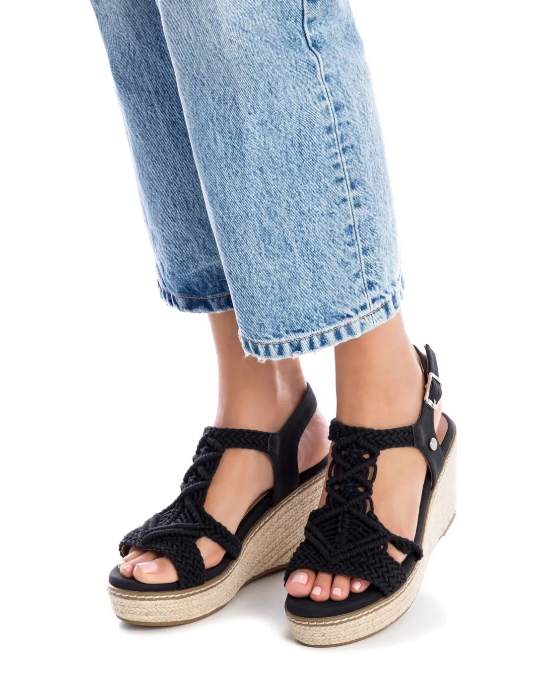 Visby Black Espadrilles