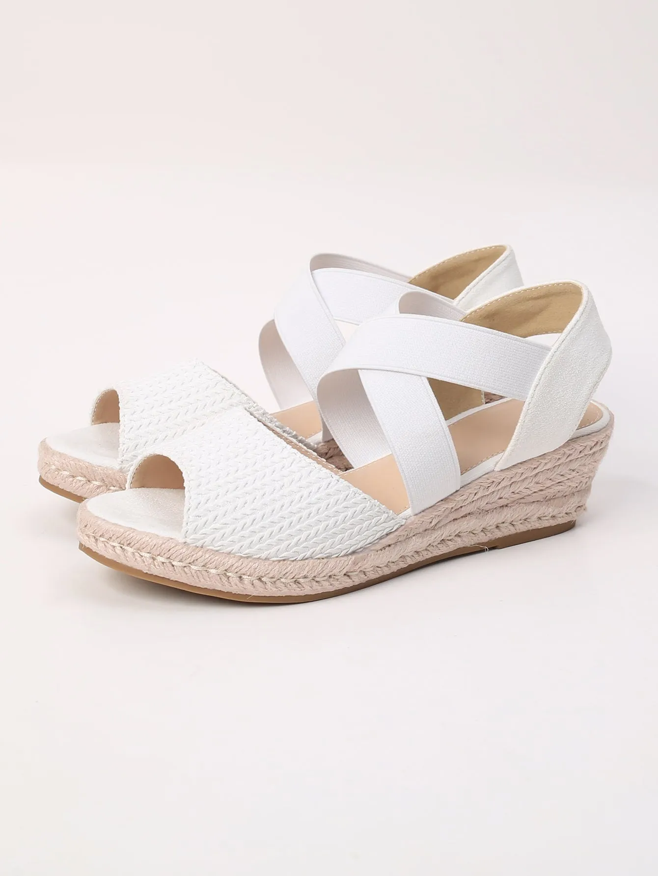 Wedge Sandals with Ankle Strap