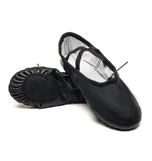 Woman's Classic Yoga Leather Ballet Dancing Shoes