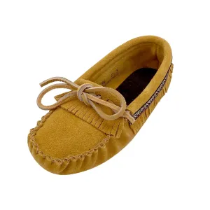 Women's Soft Sole Suede Fringed Moccasins