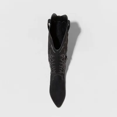 Women's Sommer Stitch Wide Calf Western Boots - Universal Thread